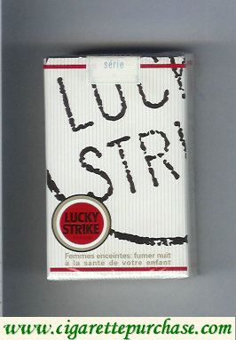 Lucky Strike white cigarettes soft box